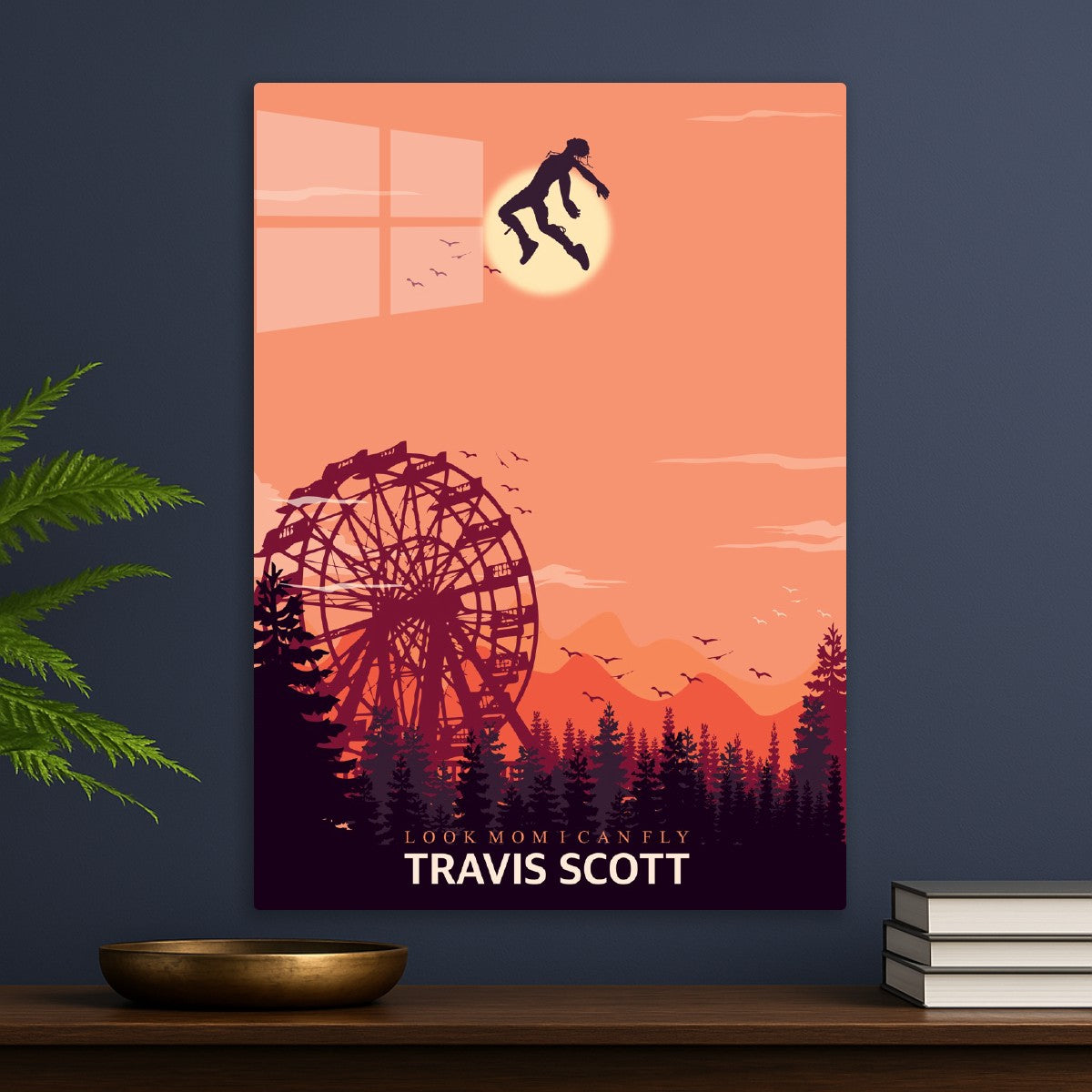 Travis Fly the moon