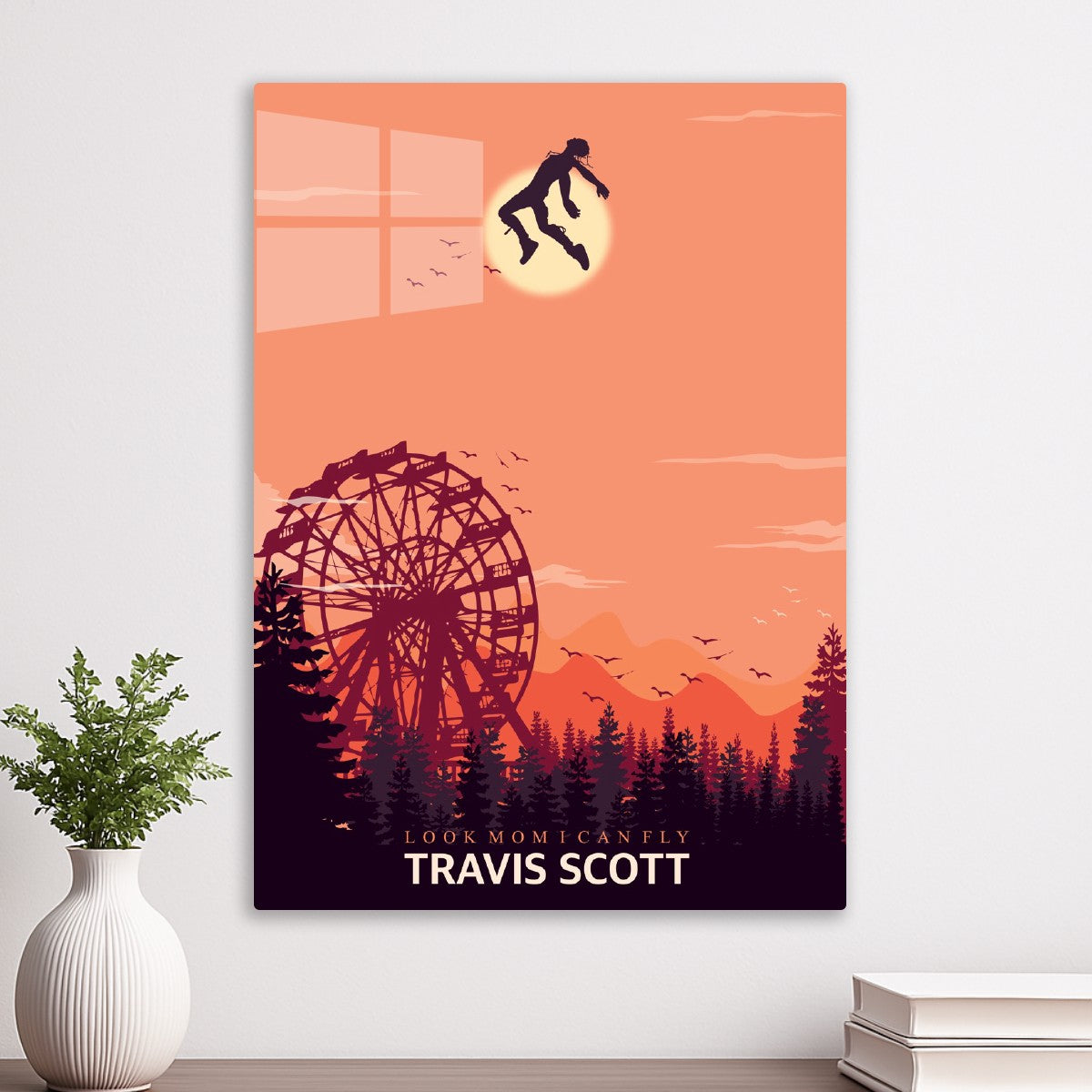 Travis Fly the moon
