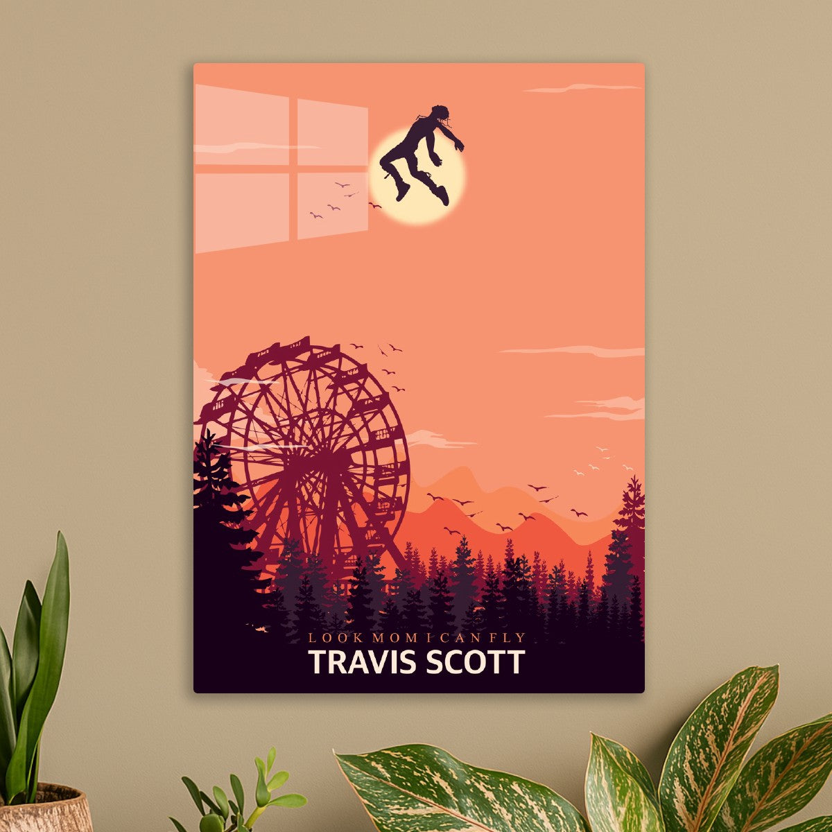 Travis Fly the moon