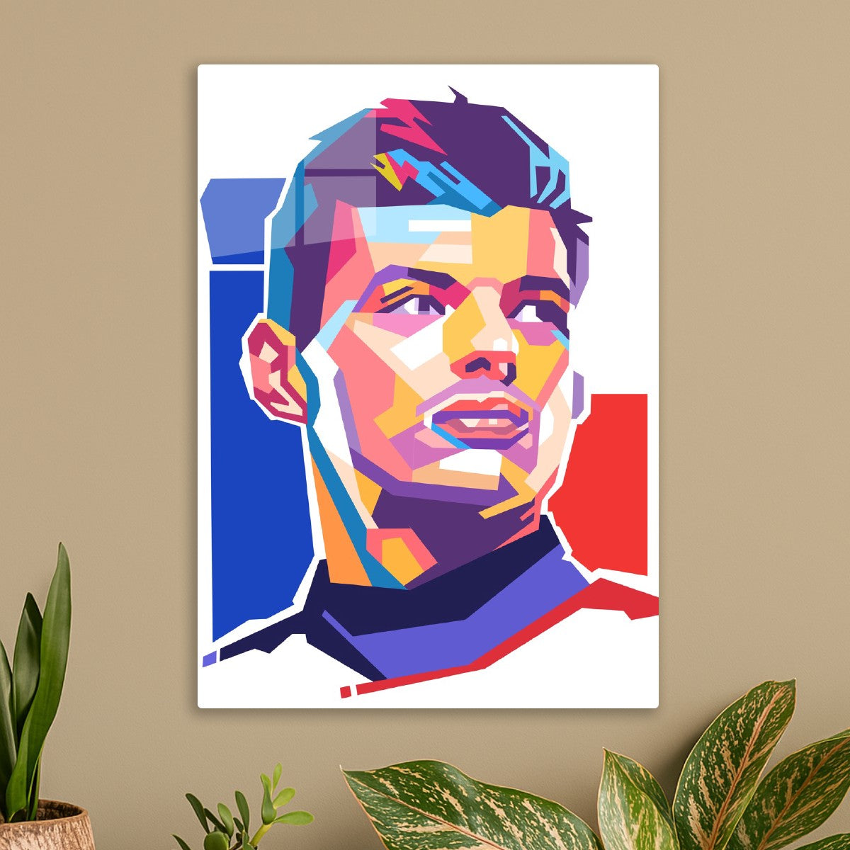 Max Verstappen pop art portrai
