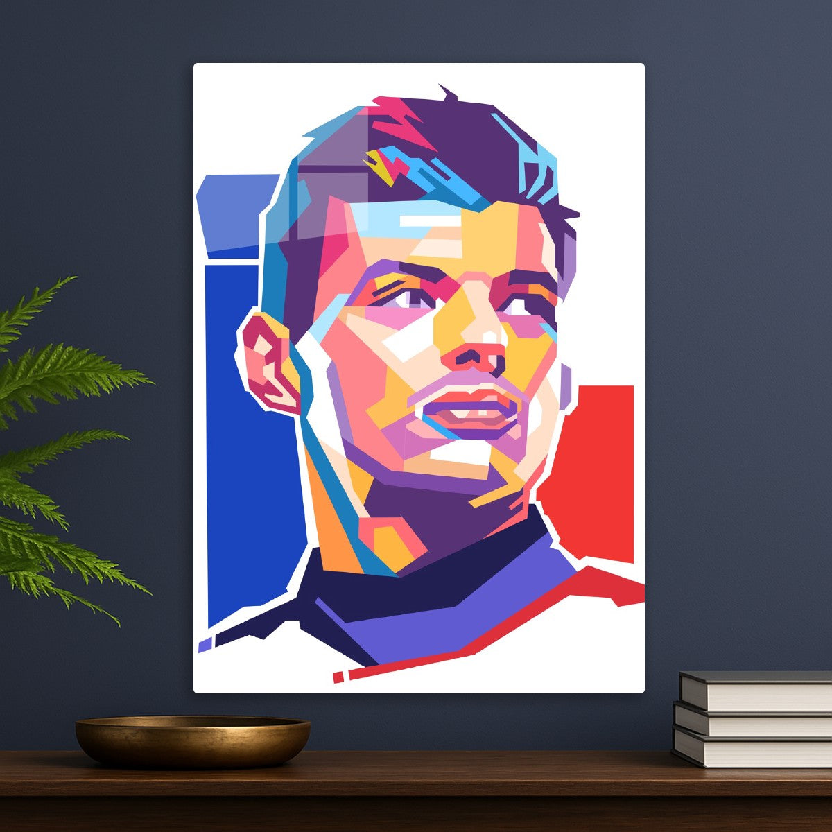 Max Verstappen pop art portrai