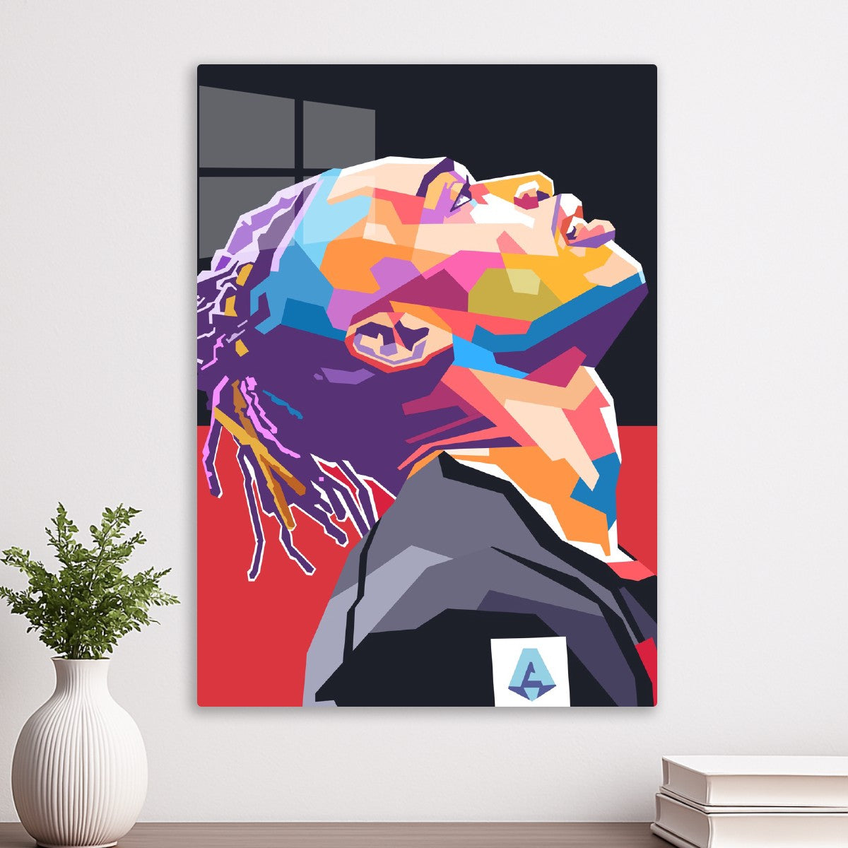 Rafael Leao pop art portrait