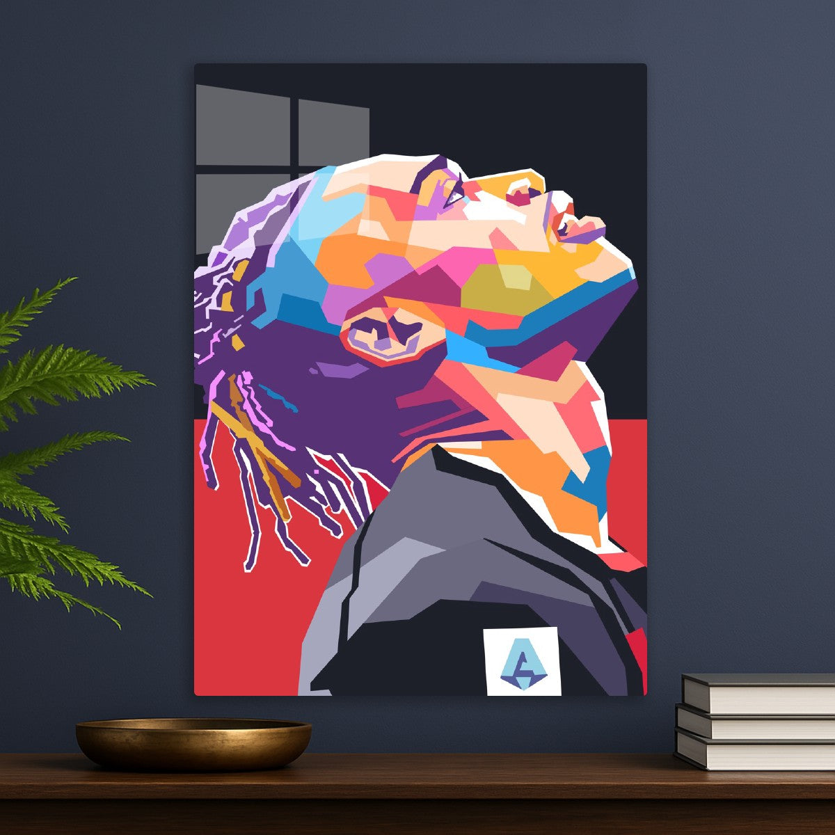 Rafael Leao pop art portrait