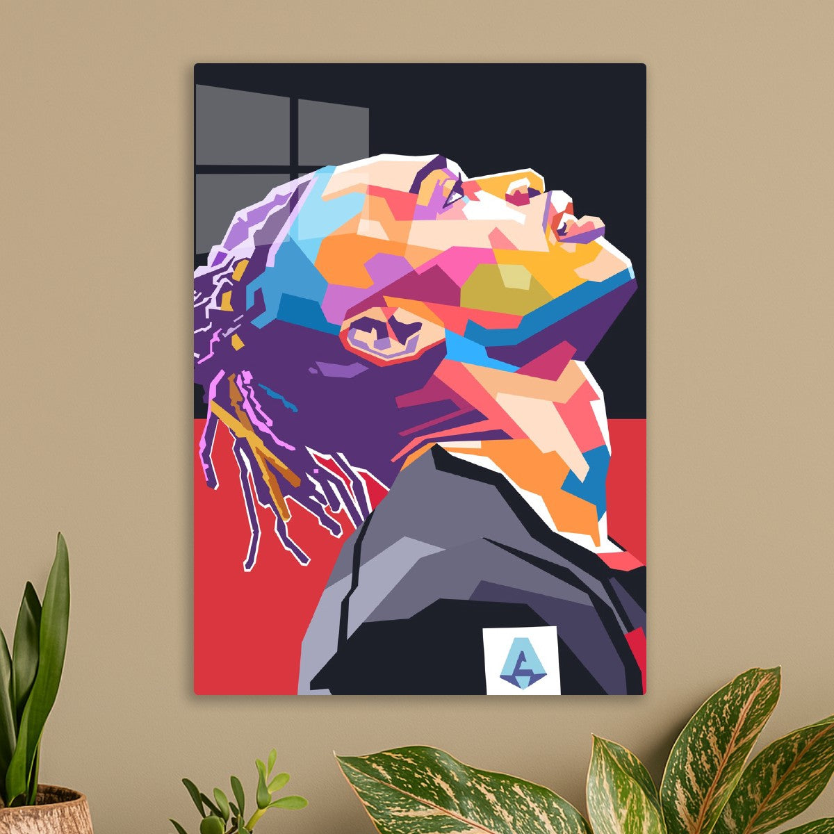 Rafael Leao pop art portrait