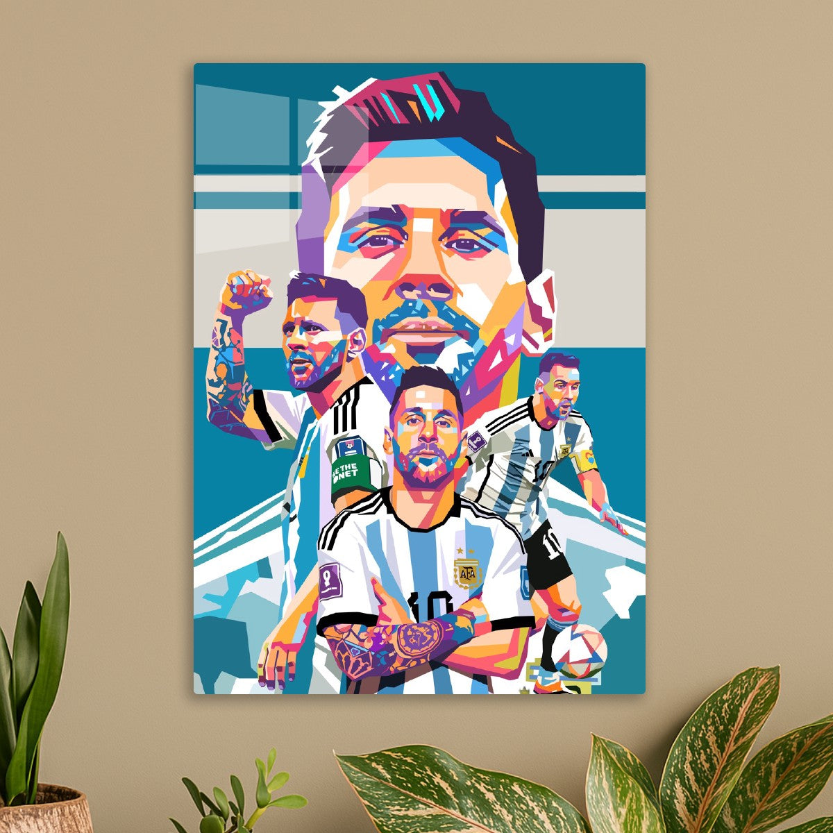 Leonel Messi pop art