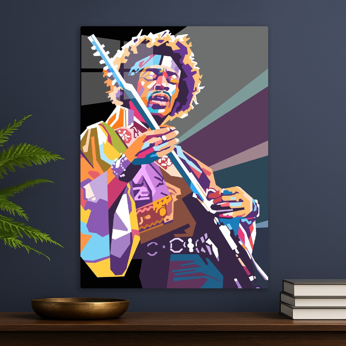 Jimi Hendrix pop art portrait