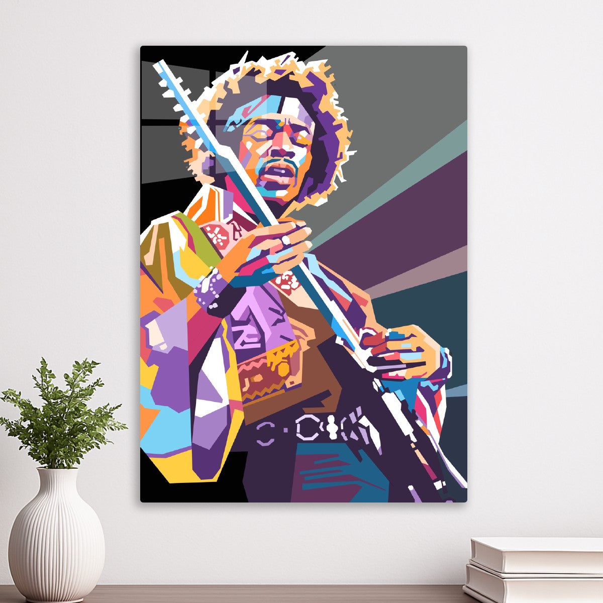 Jimi Hendrix pop art portrait