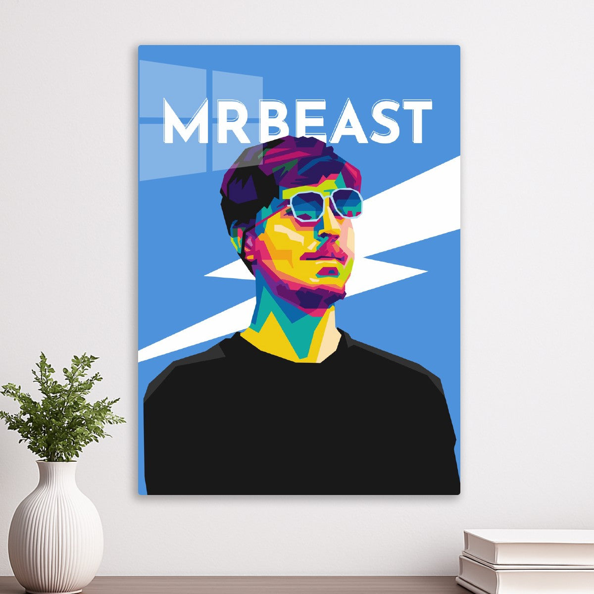 mr beast pop art