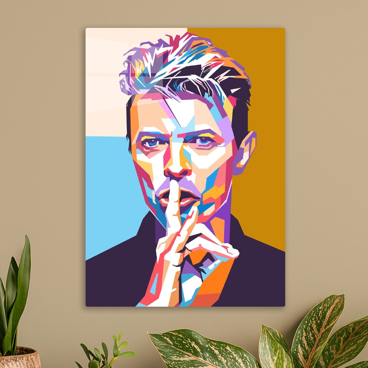 David Bowie pop art portrait