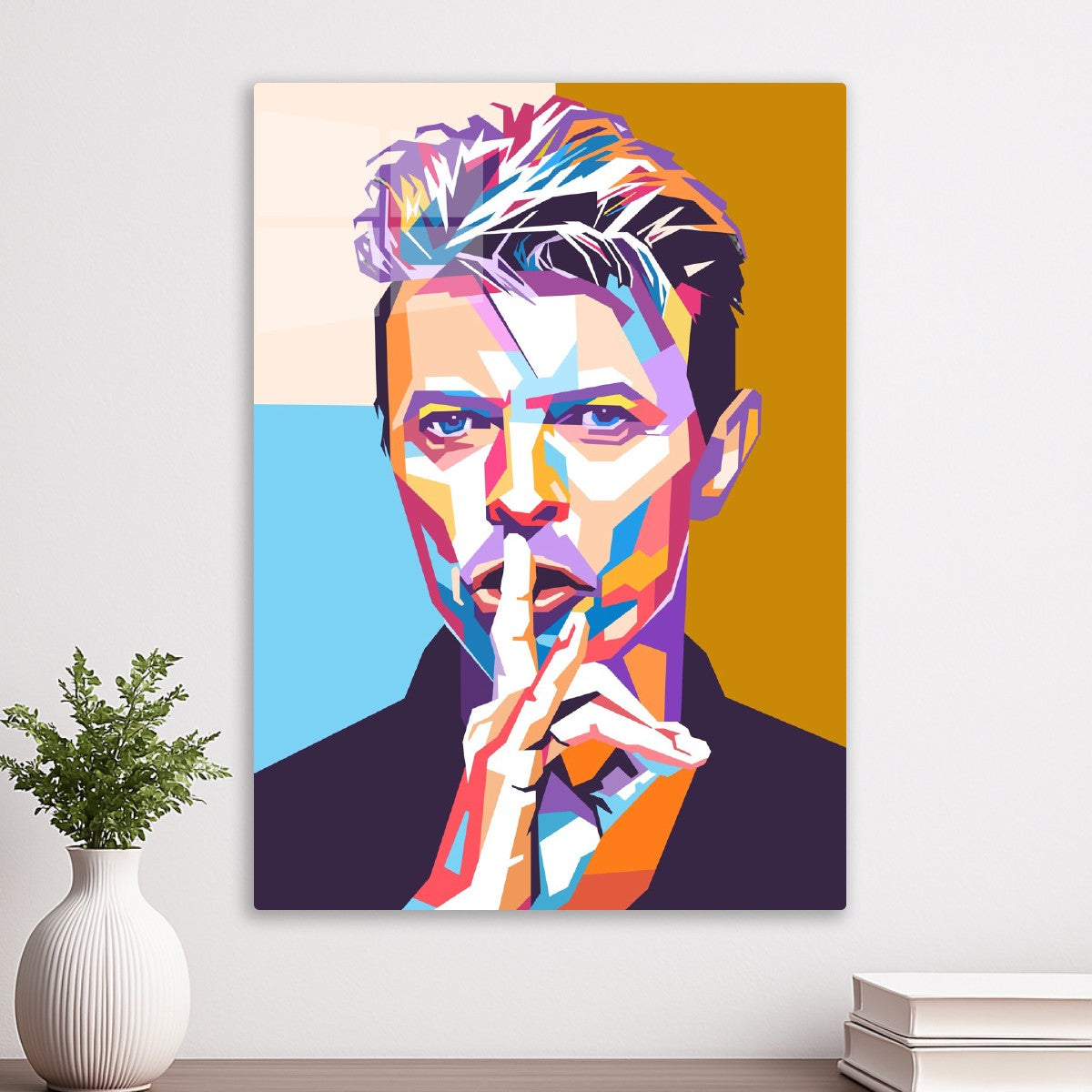 David Bowie pop art portrait
