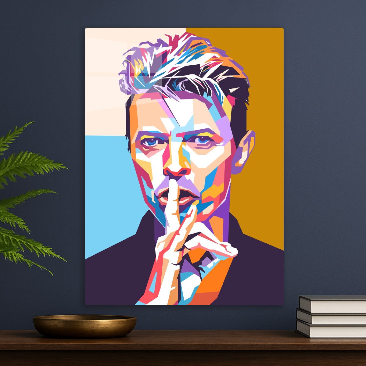 David Bowie pop art portrait
