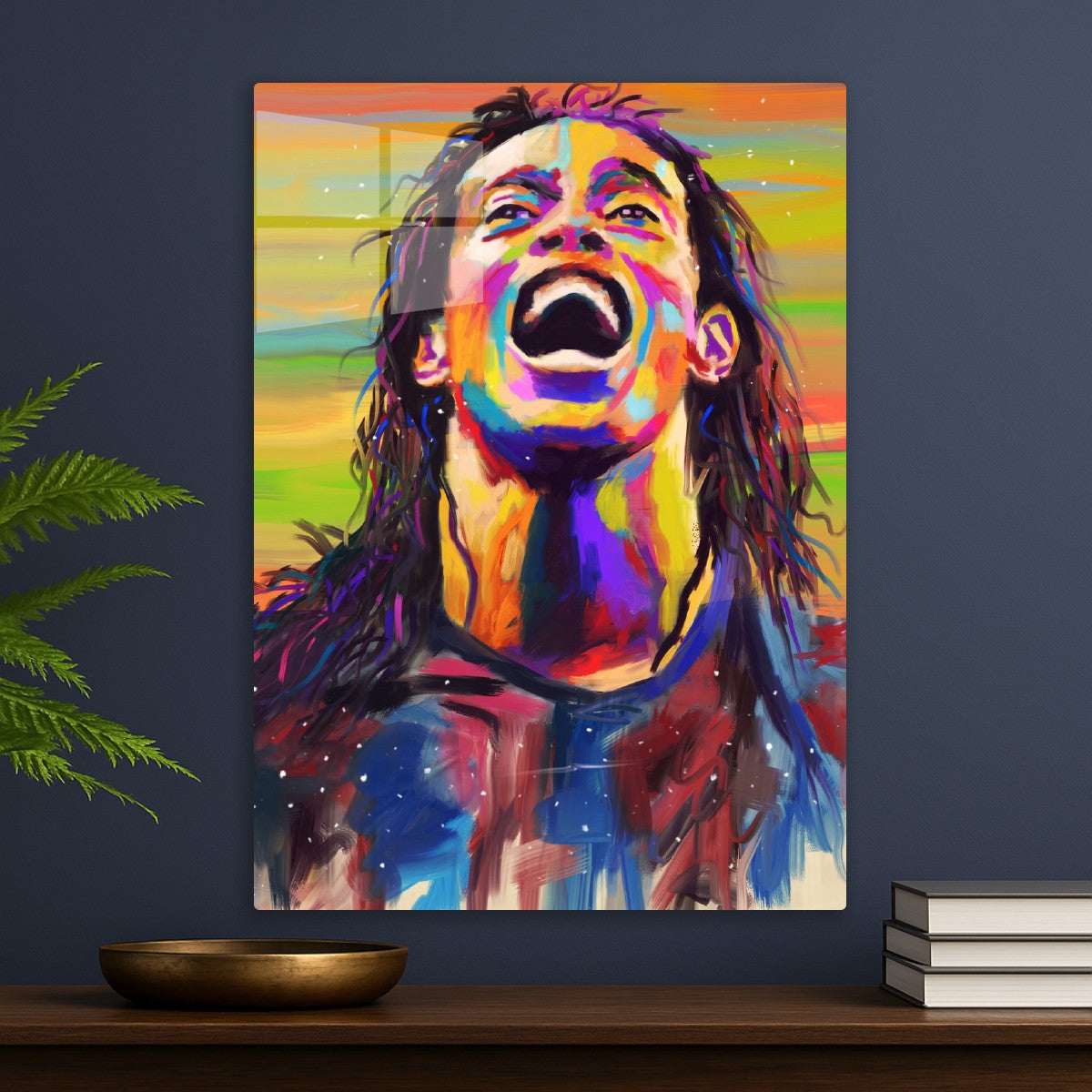 Ronaldinho abstract pop art