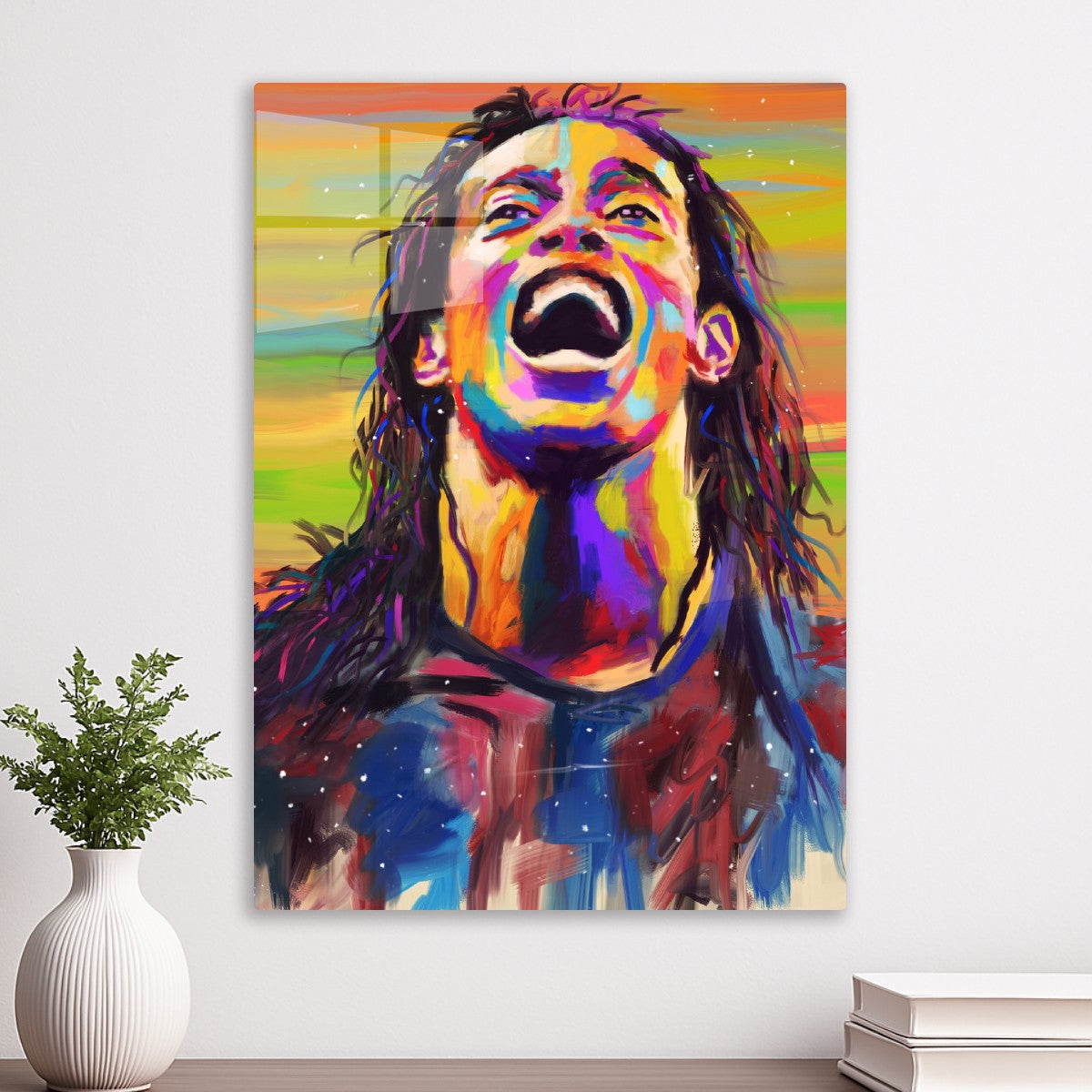 Ronaldinho abstract pop art
