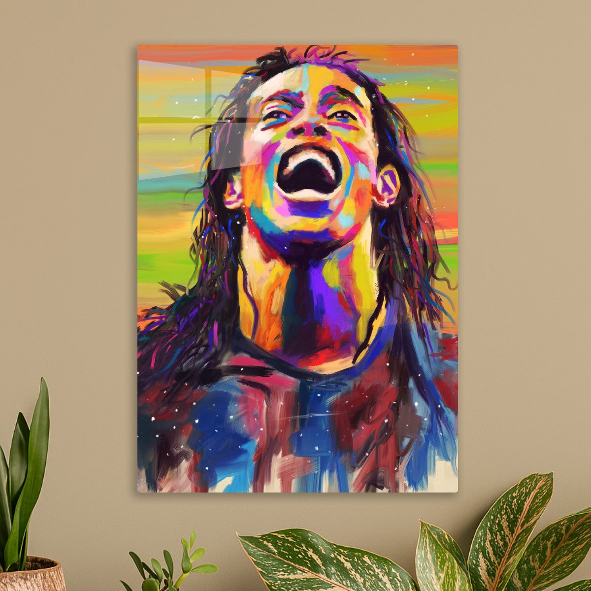 Ronaldinho abstract pop art