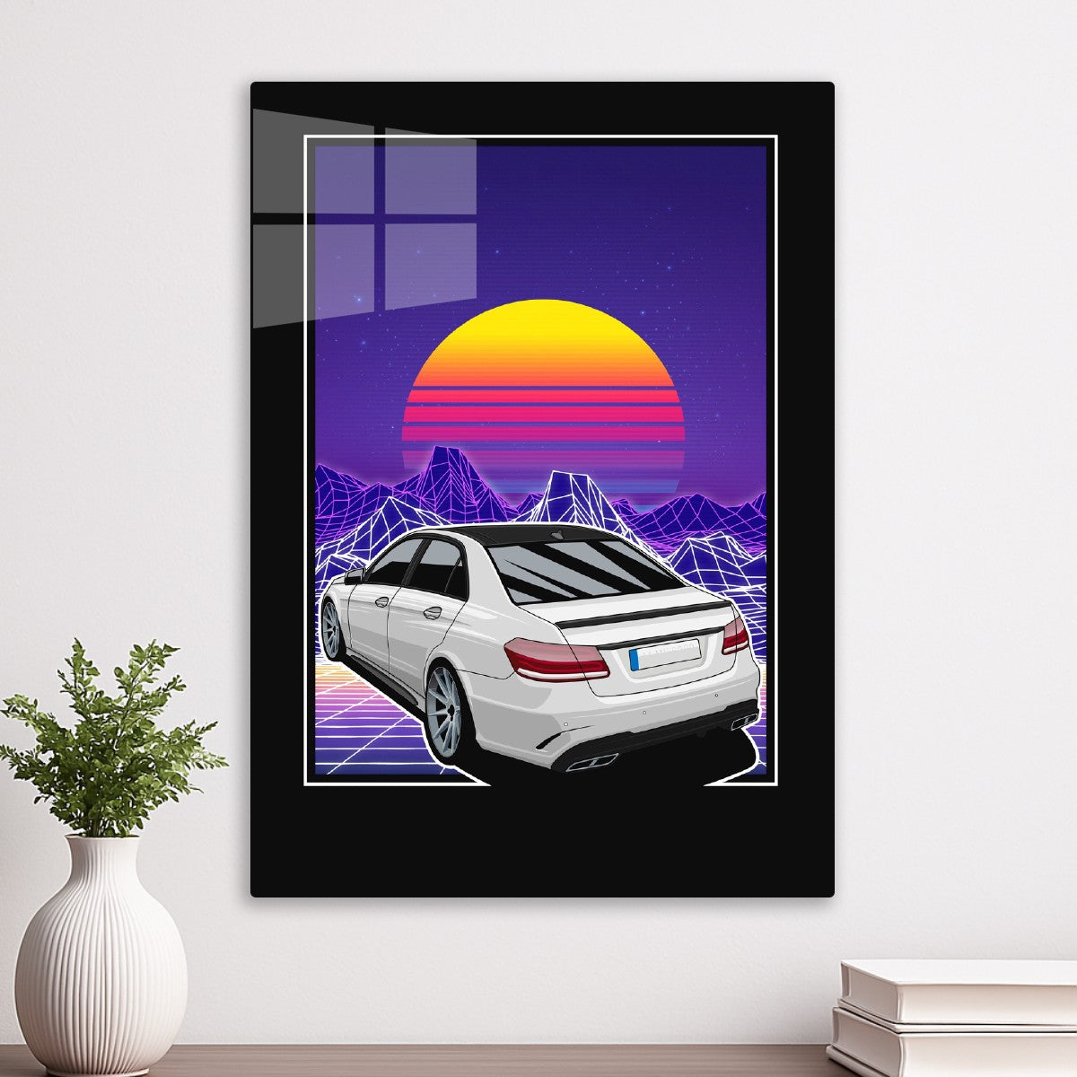 Mercedes Benz E63 Synthwave