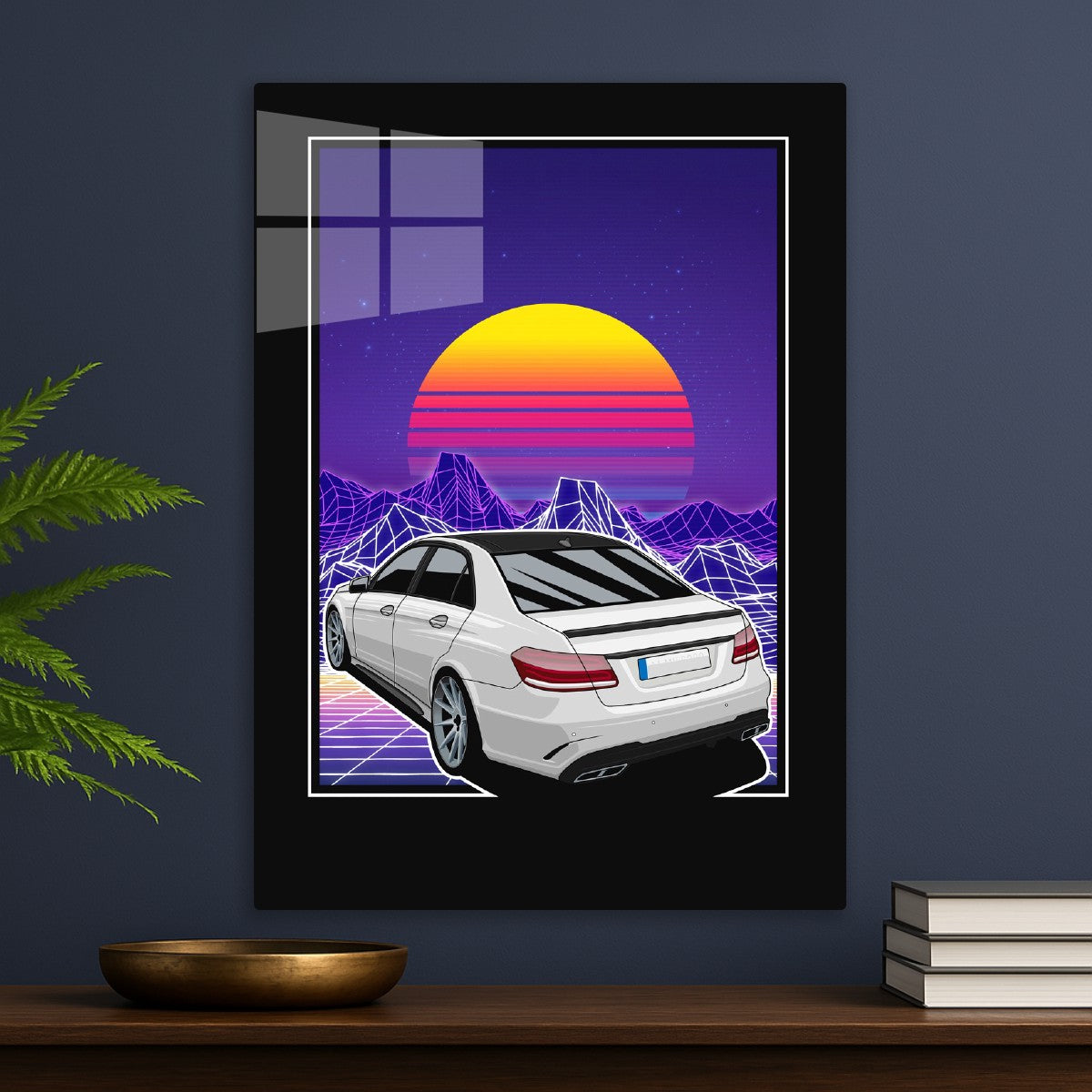 Mercedes Benz E63 Synthwave