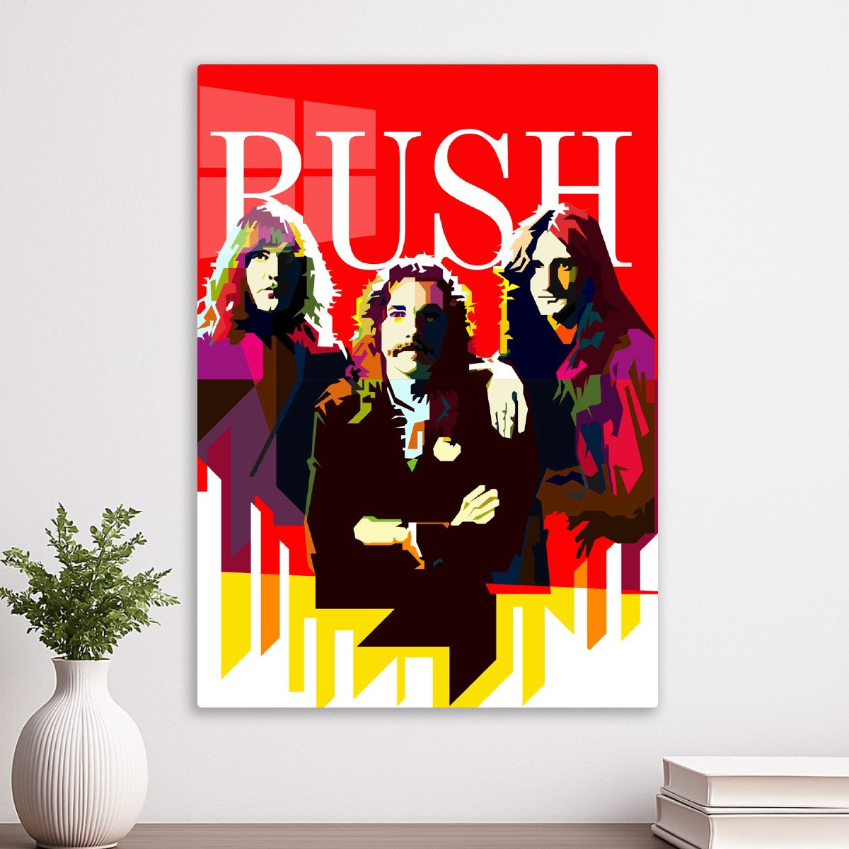 RUSH Classic Rock Pop Art 