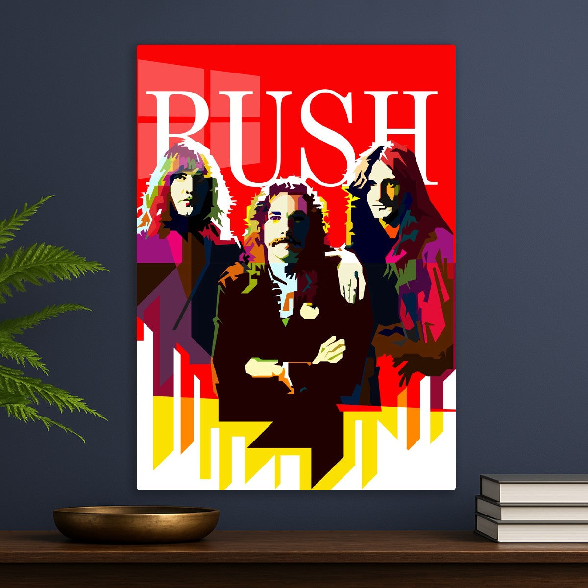 RUSH Classic Rock Pop Art 