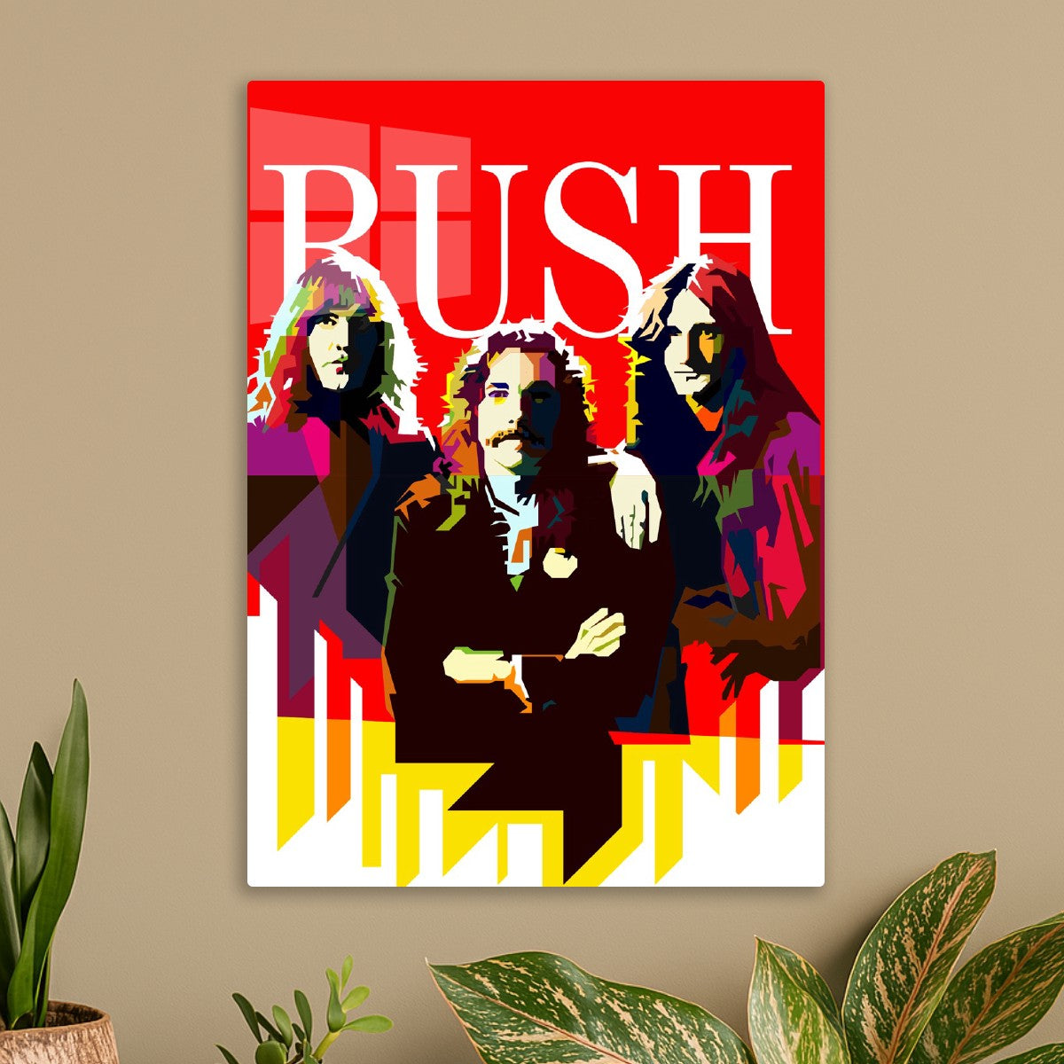 RUSH Classic Rock Pop Art 