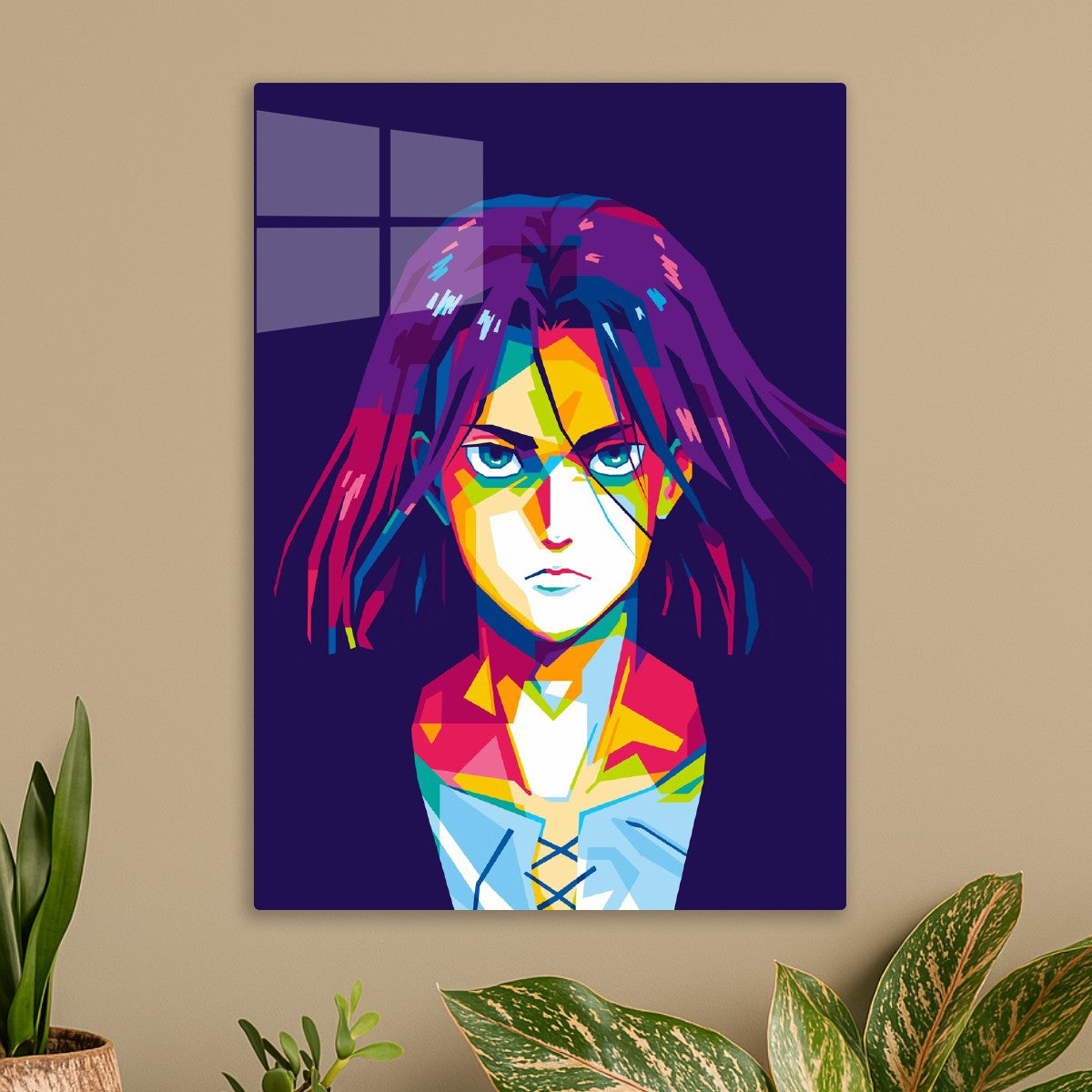 eren yeager pop art
