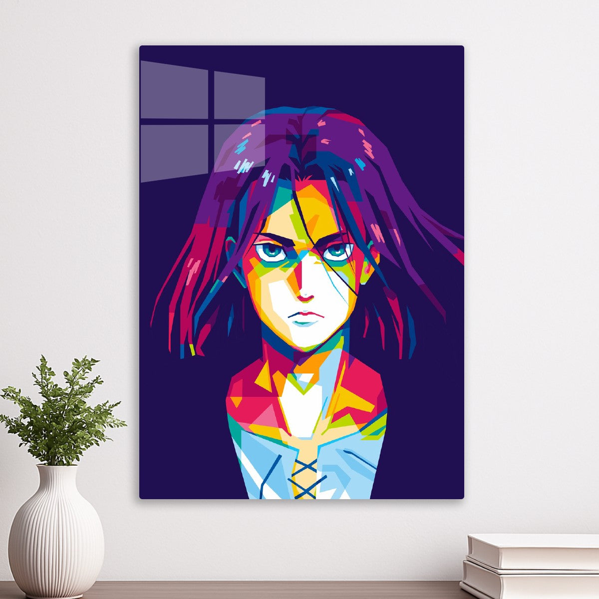 eren yeager pop art