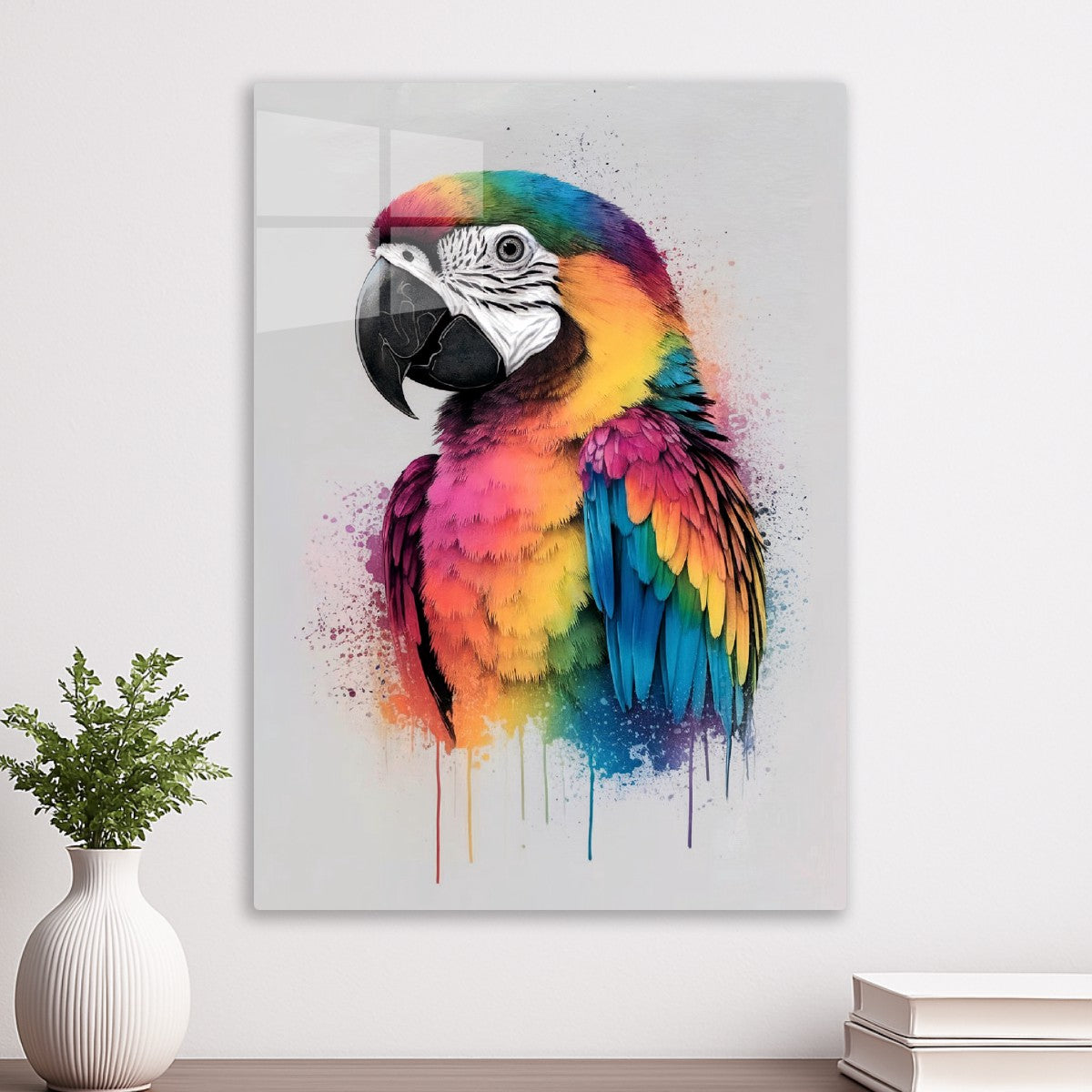 Colorful Parrot Abstract 