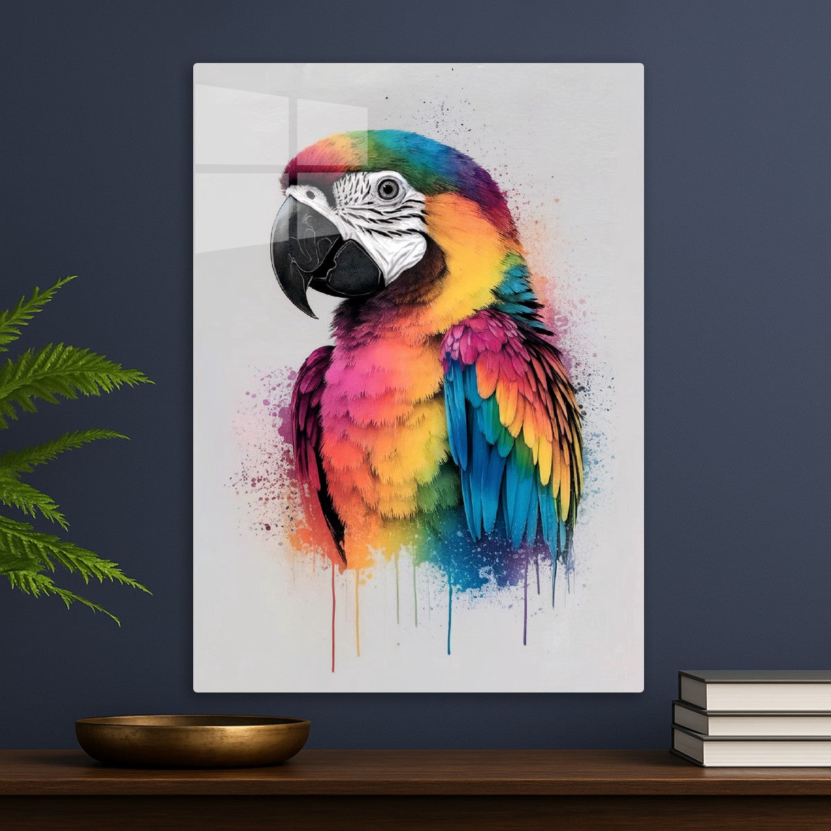 Colorful Parrot Abstract 