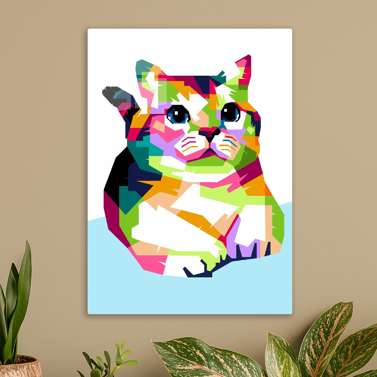 cat pop art