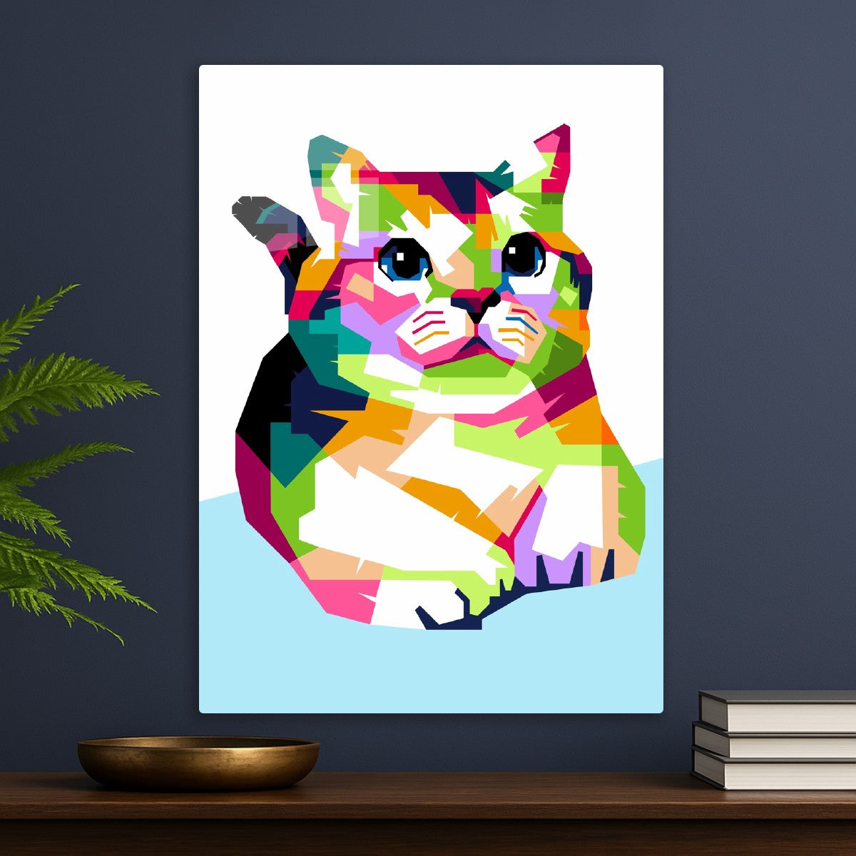 cat pop art