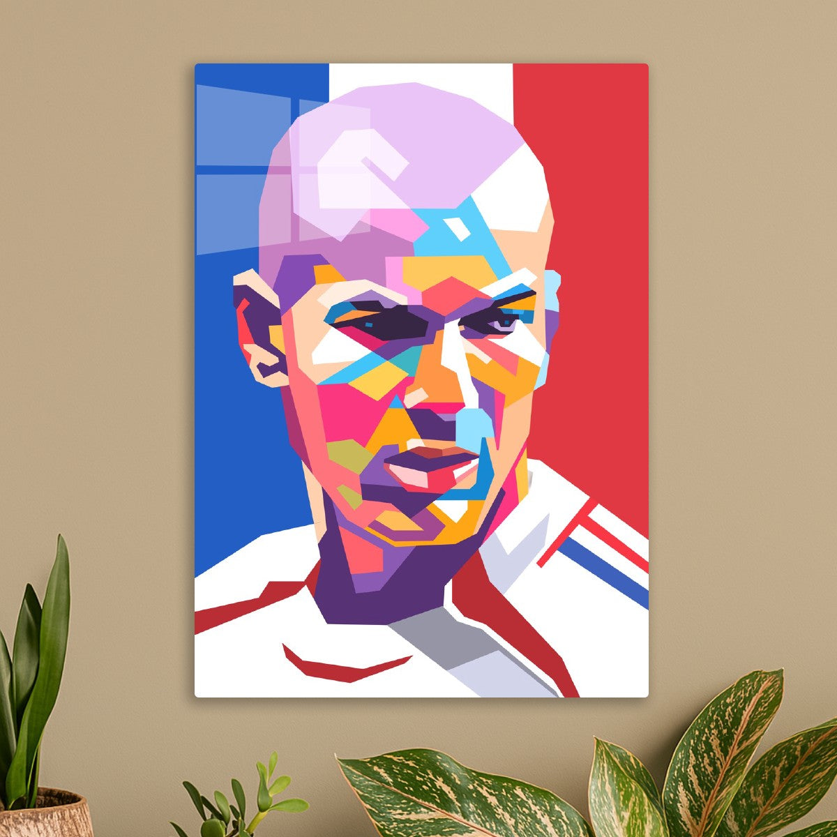 Zinedine Zidane pop art