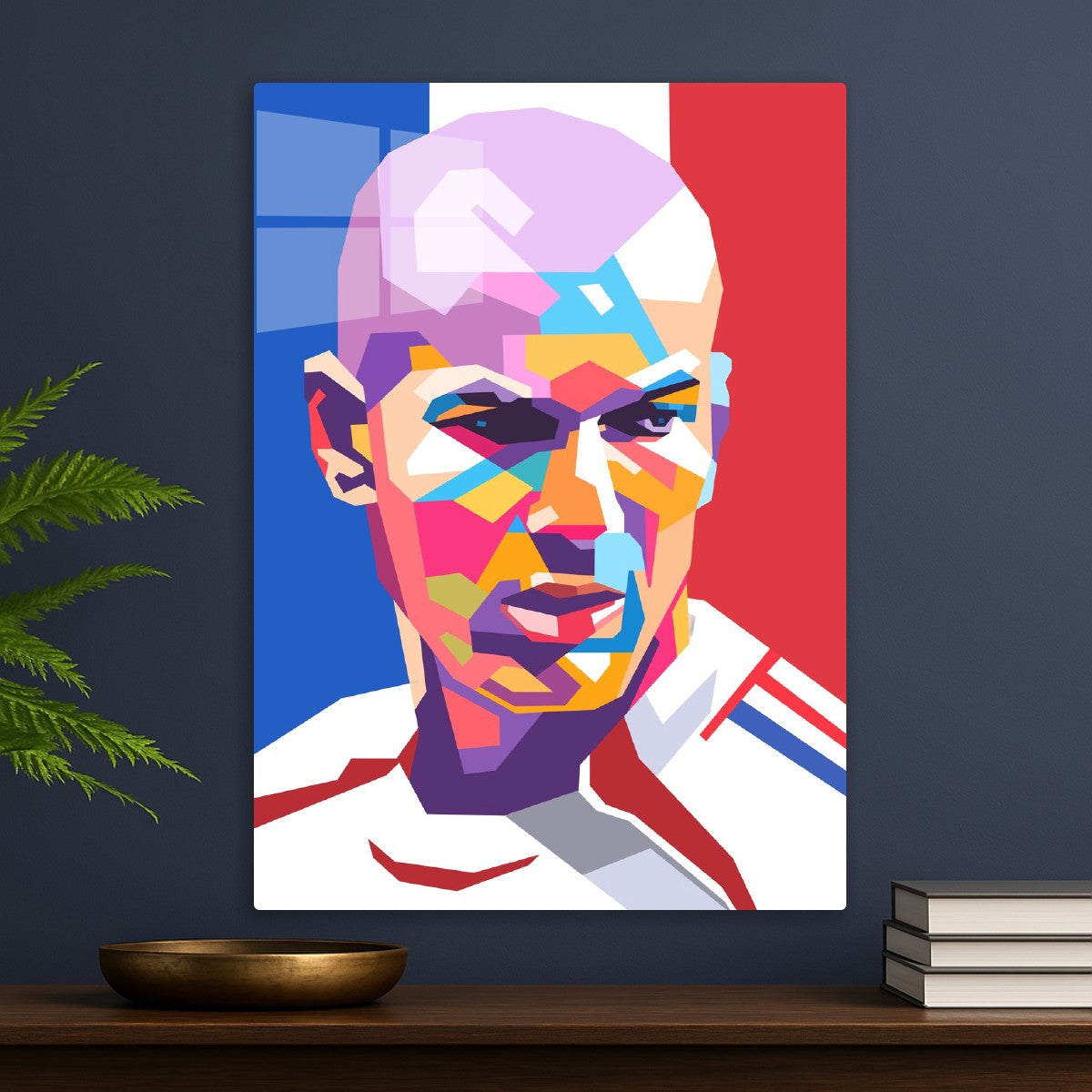 Zinedine Zidane pop art