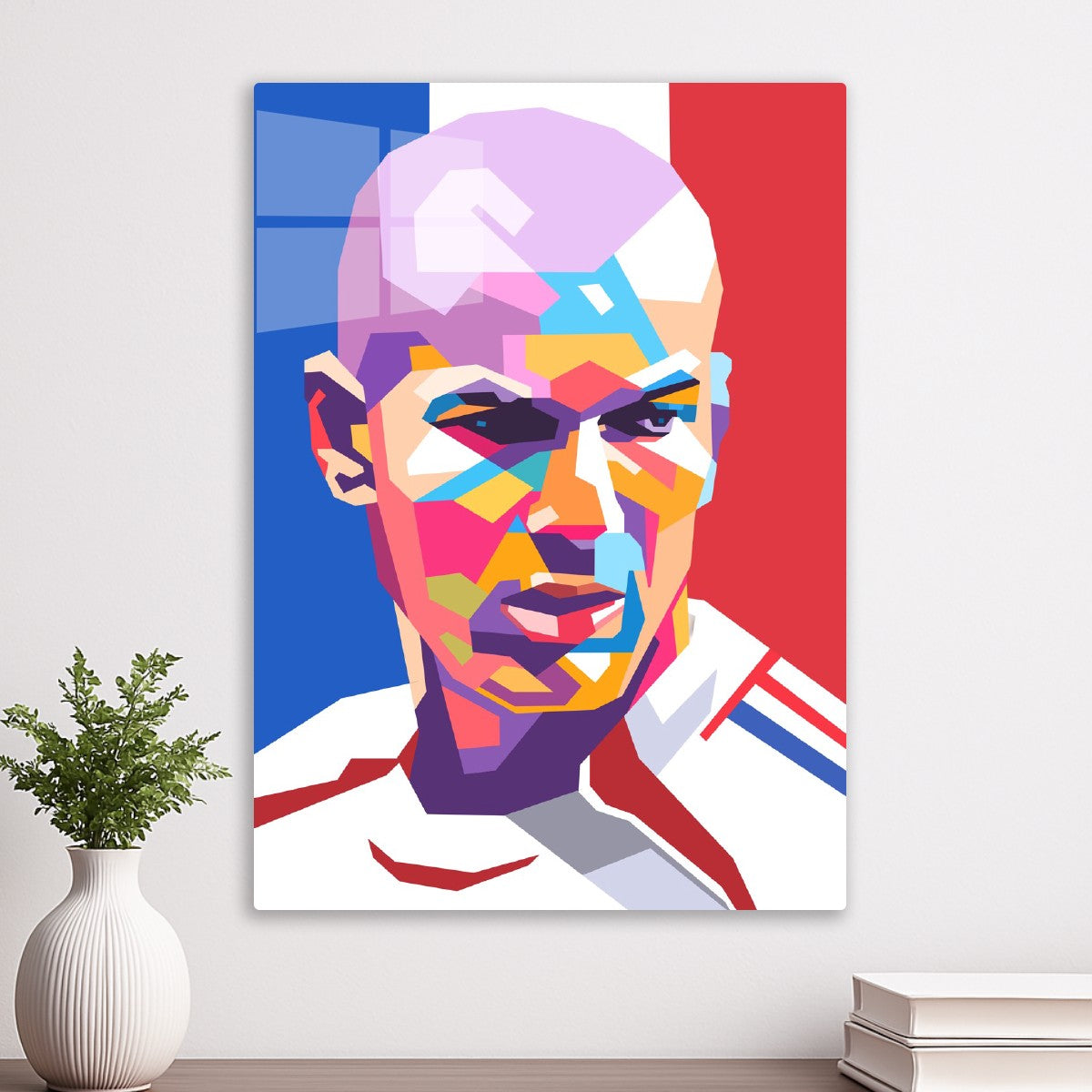 Zinedine Zidane pop art