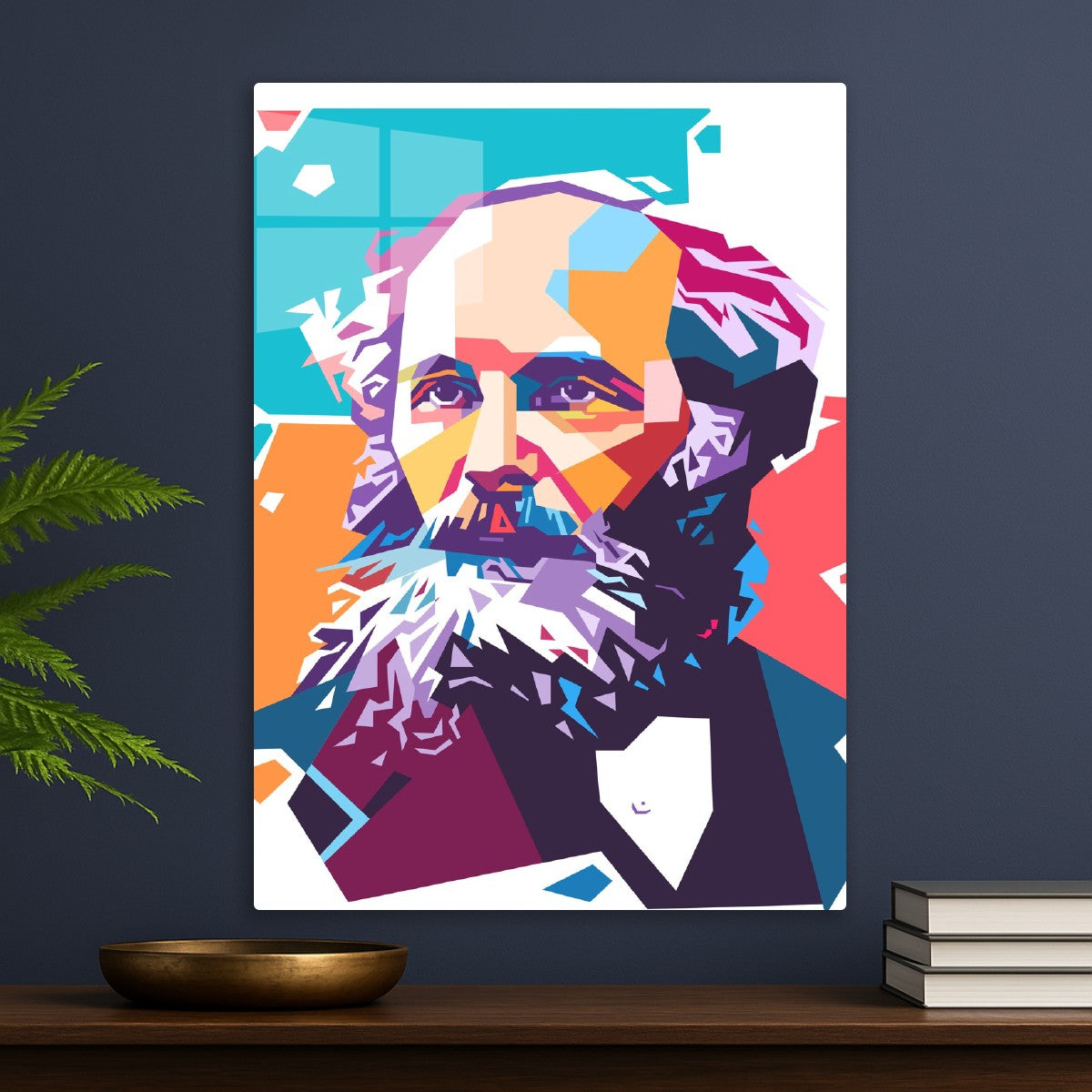 James Clerk pop art portrait