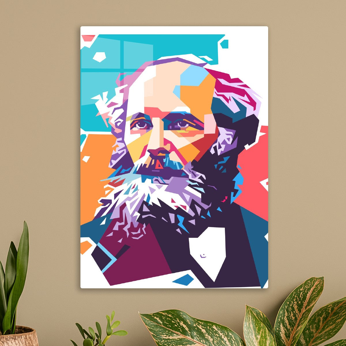 James Clerk pop art portrait