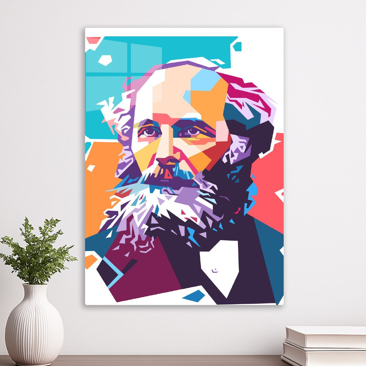 James Clerk pop art portrait