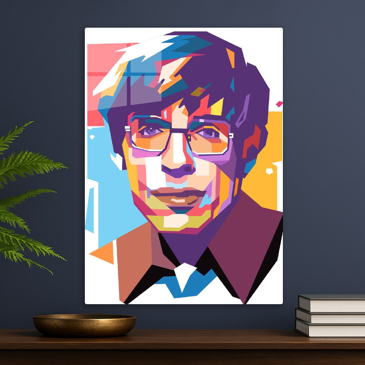 Stephen Hawking pop art