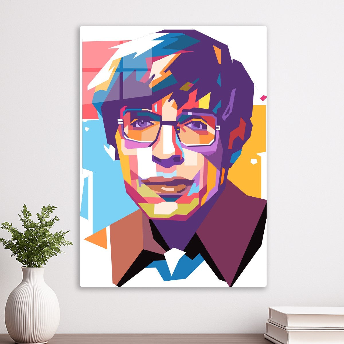 Stephen Hawking pop art