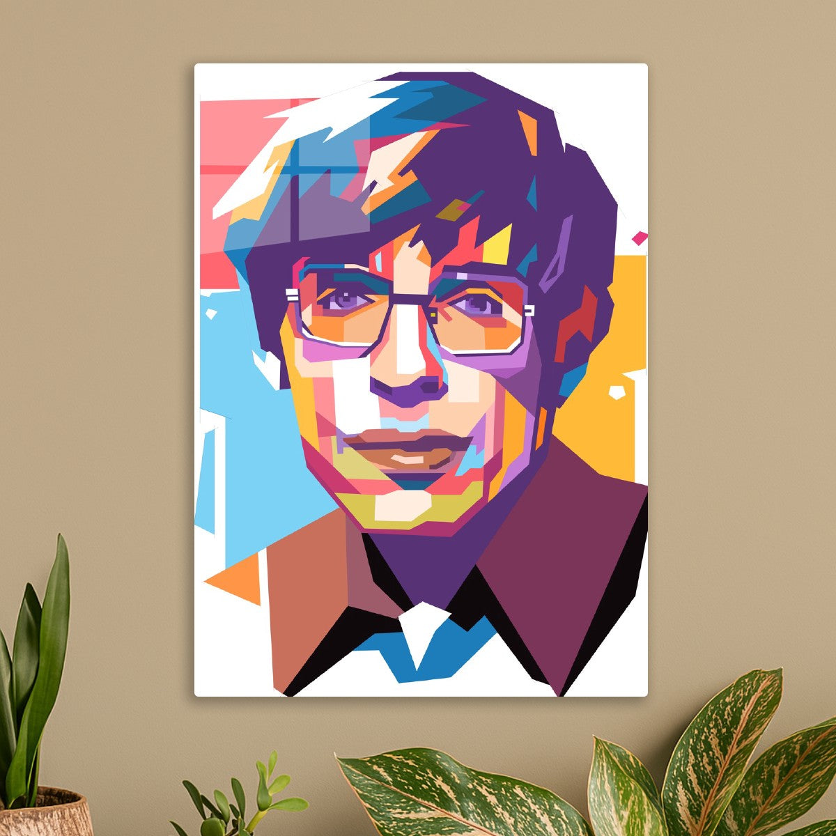 Stephen Hawking pop art