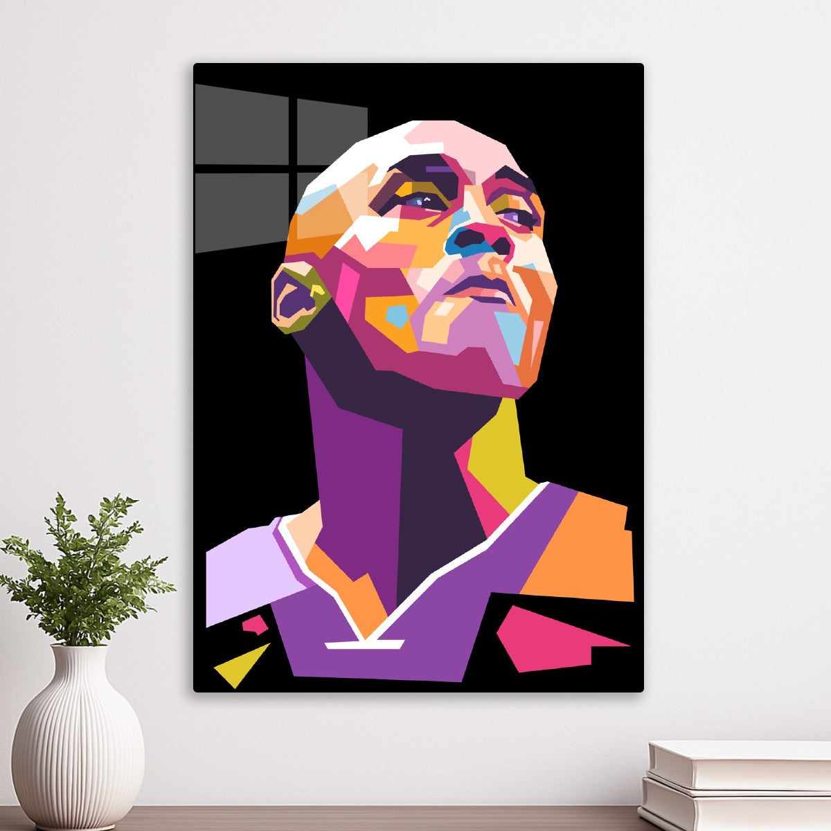 Kobe Bryant pop art portrait