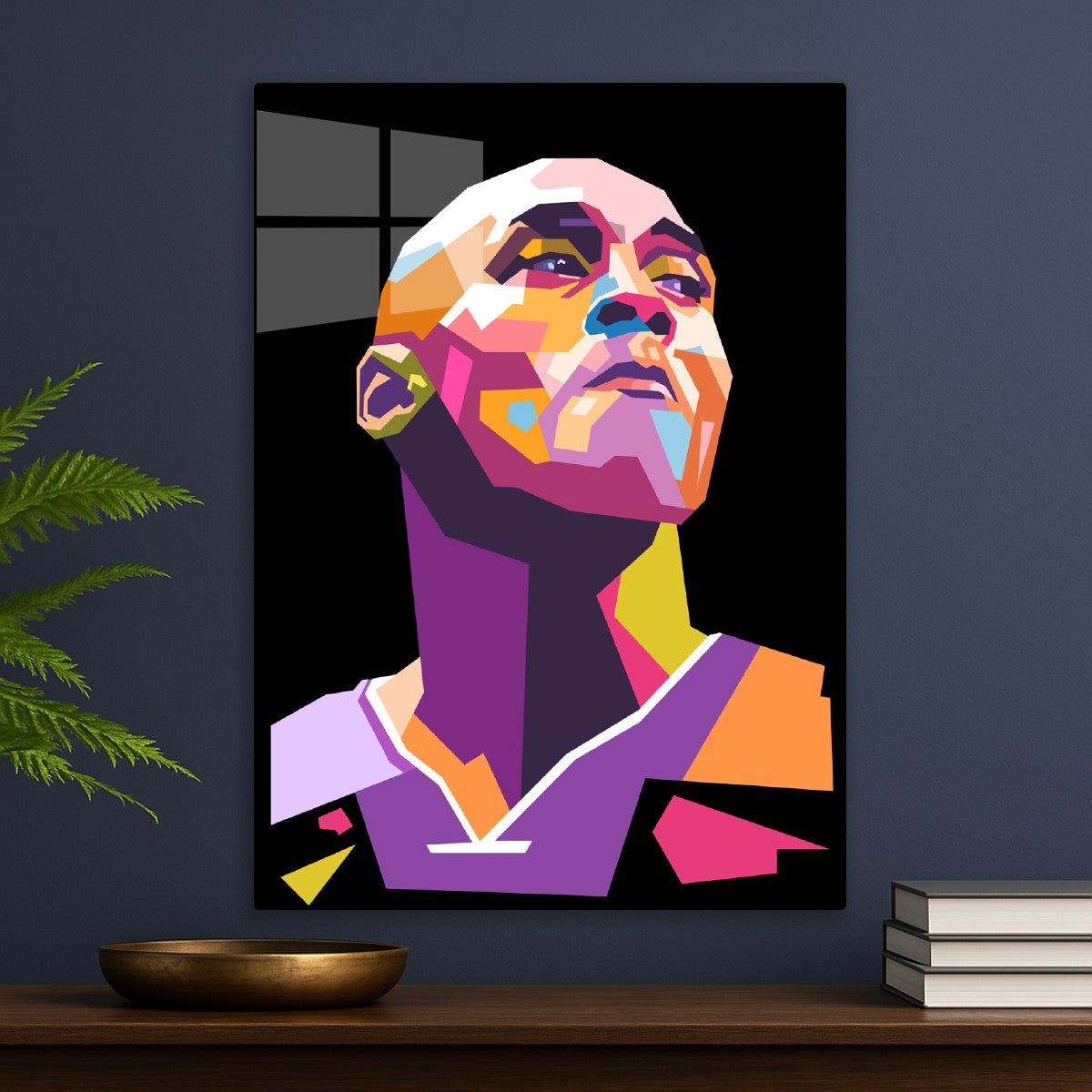 Kobe Bryant pop art portrait