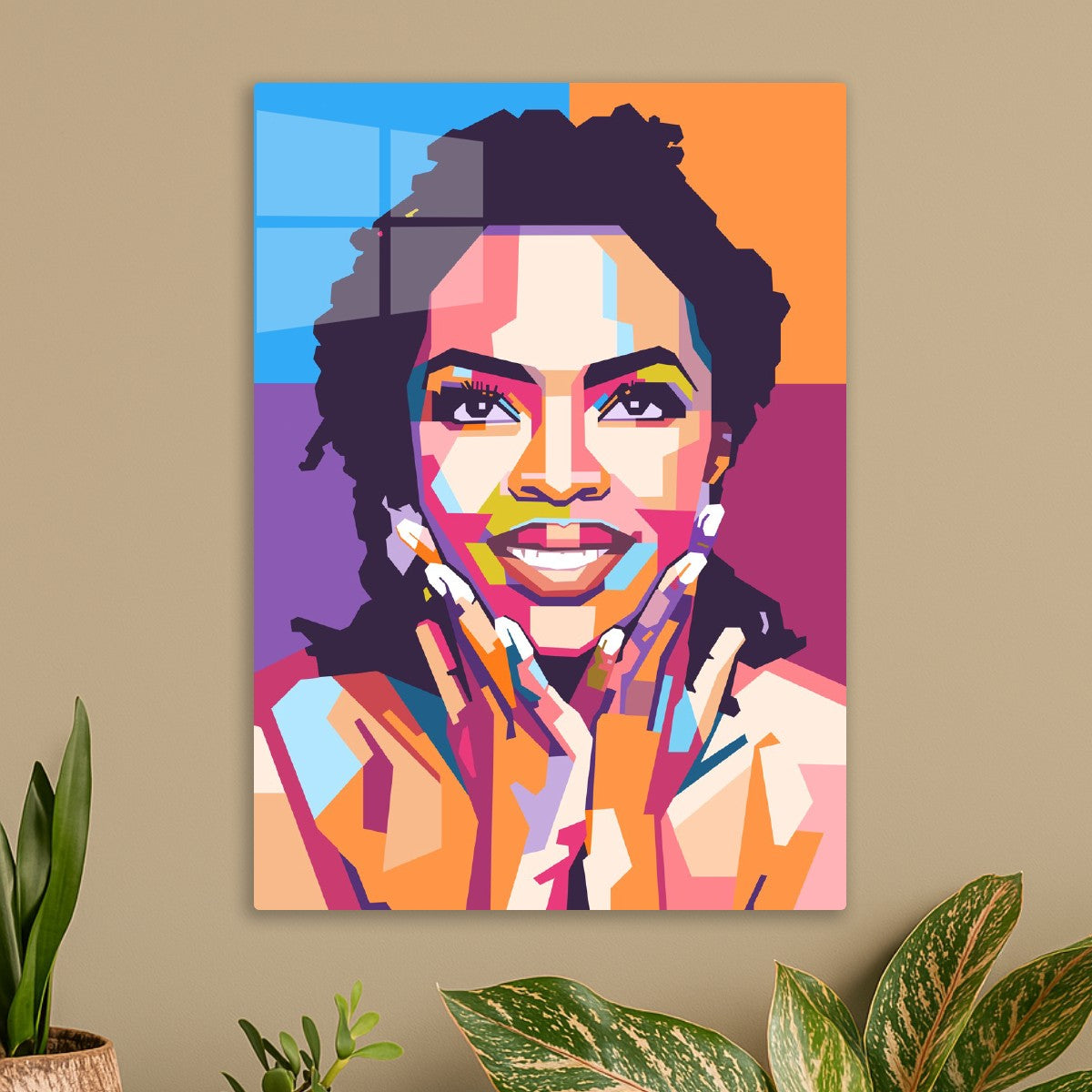 Lauryn Hill pop art portrait