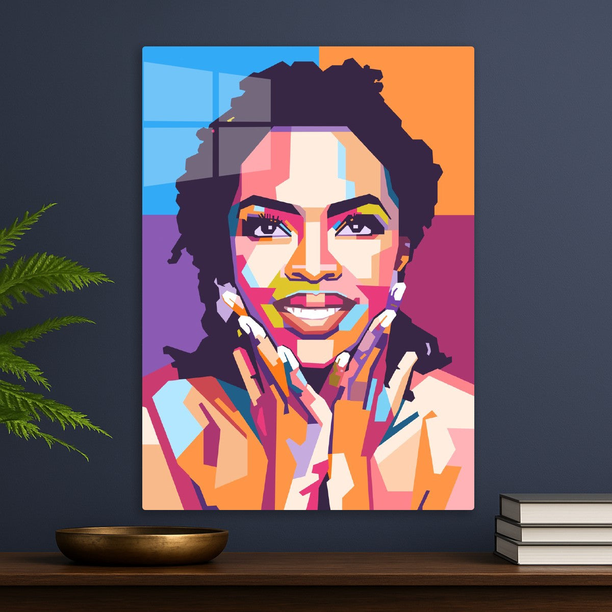 Lauryn Hill pop art portrait