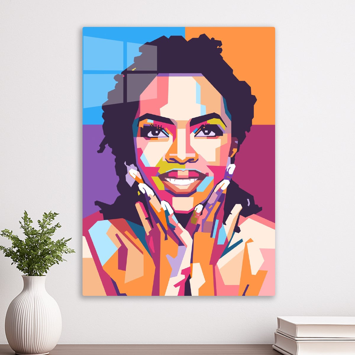 Lauryn Hill pop art portrait