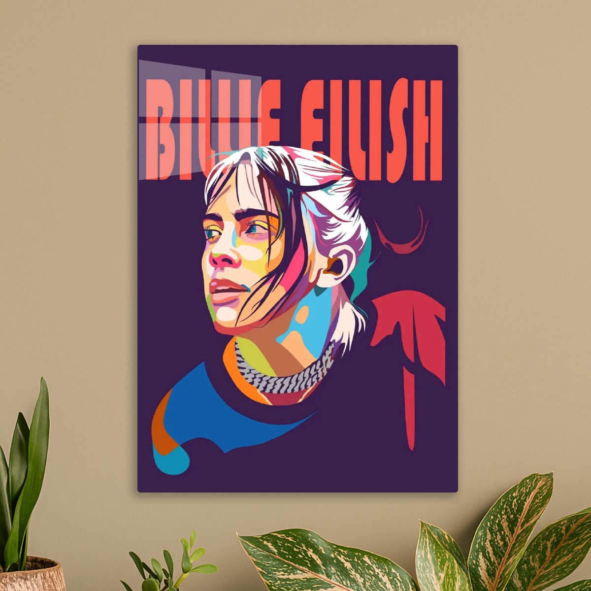 Billie Eilish pop art