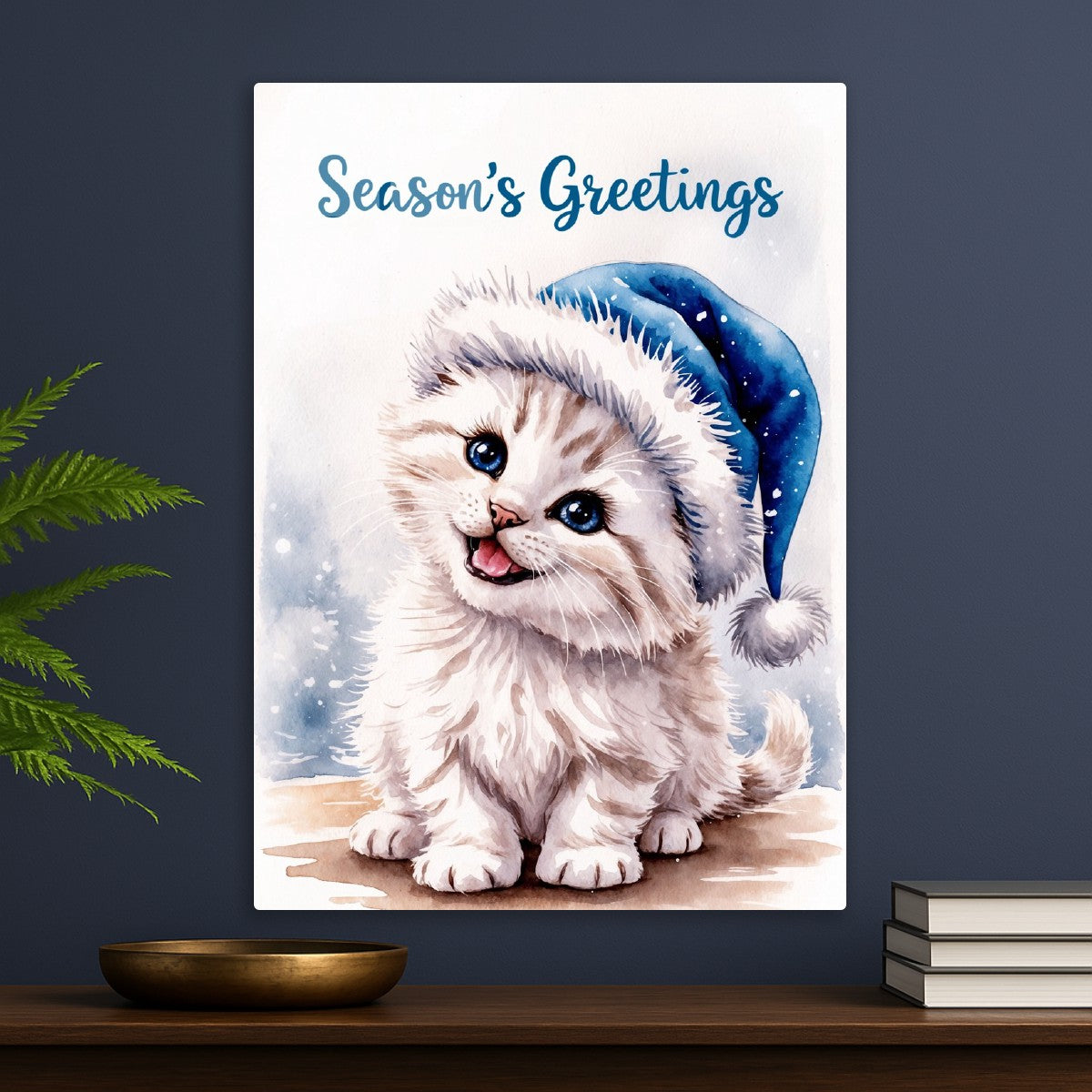 Season's Greetings Kitten