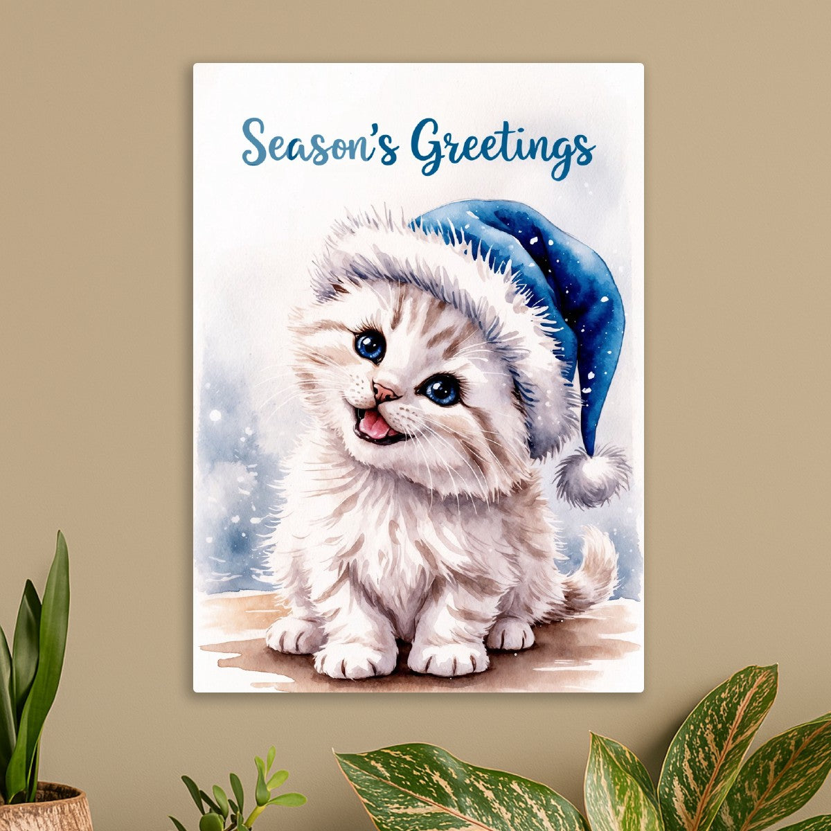 Season's Greetings Kitten