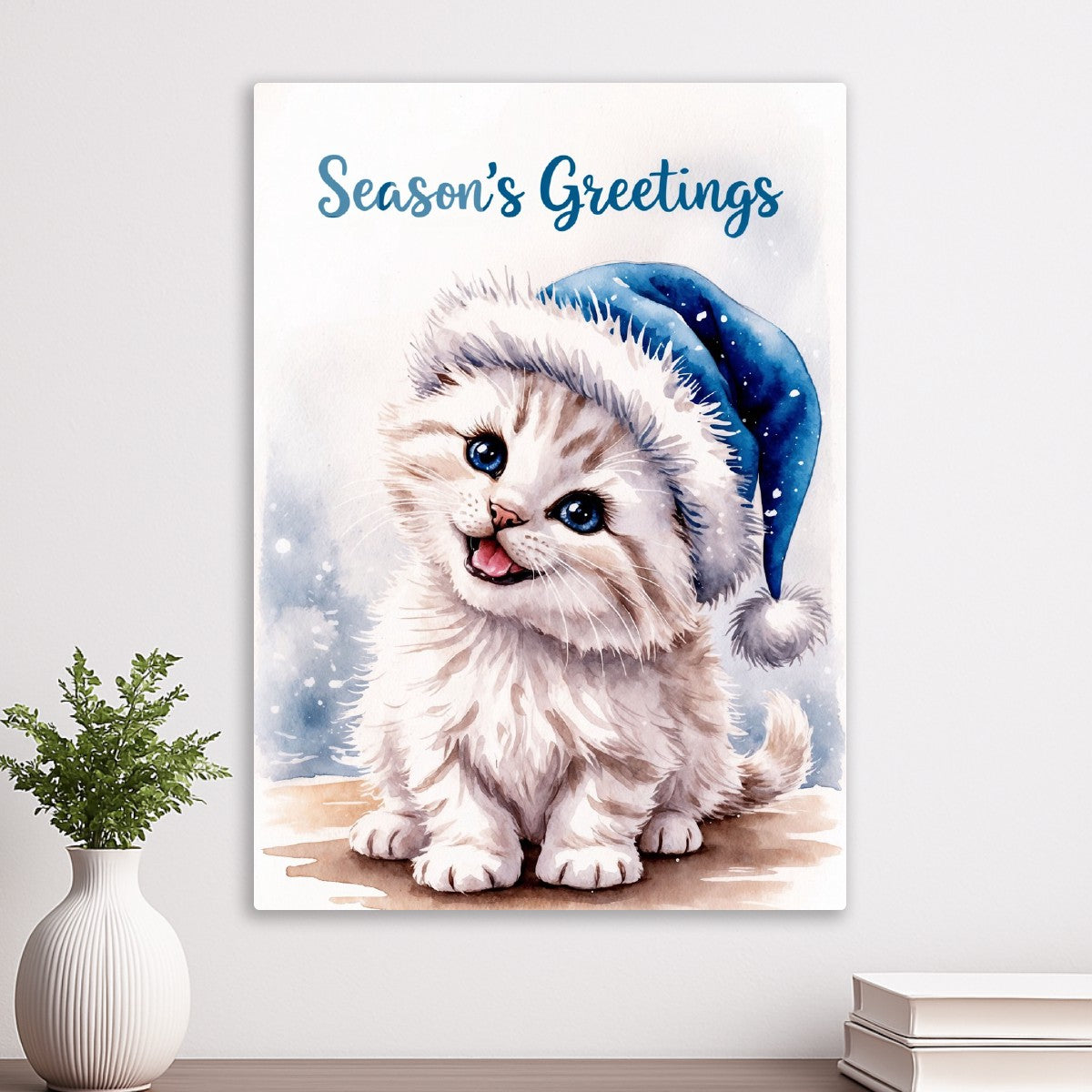 Season's Greetings Kitten