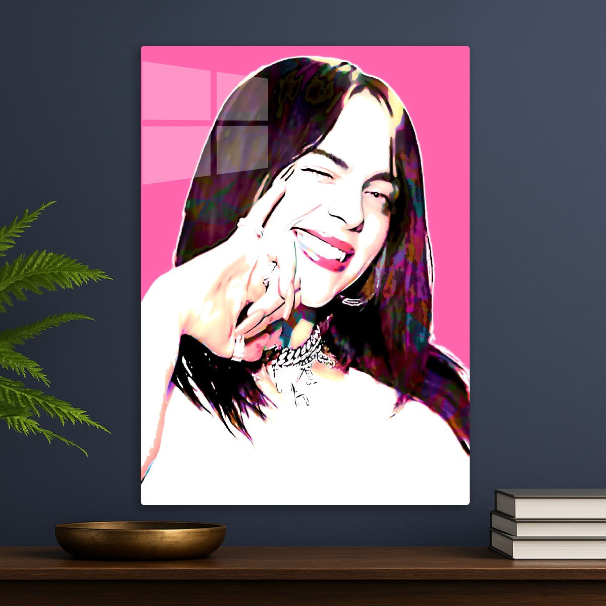Billie Eilish Pop Art Style