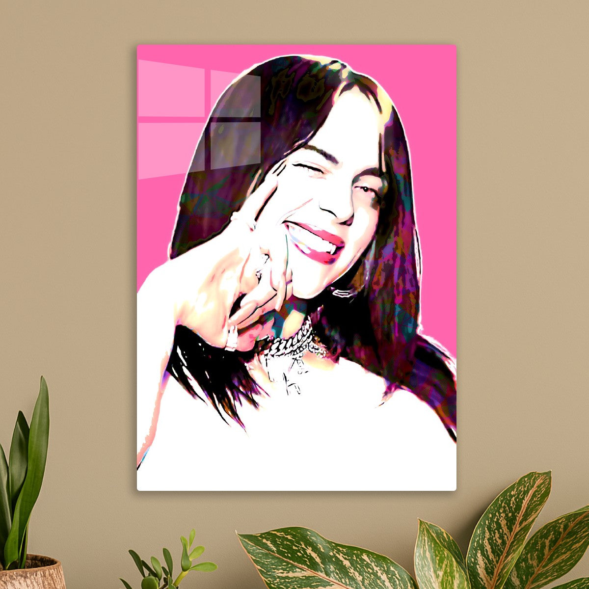 Billie Eilish Pop Art Style