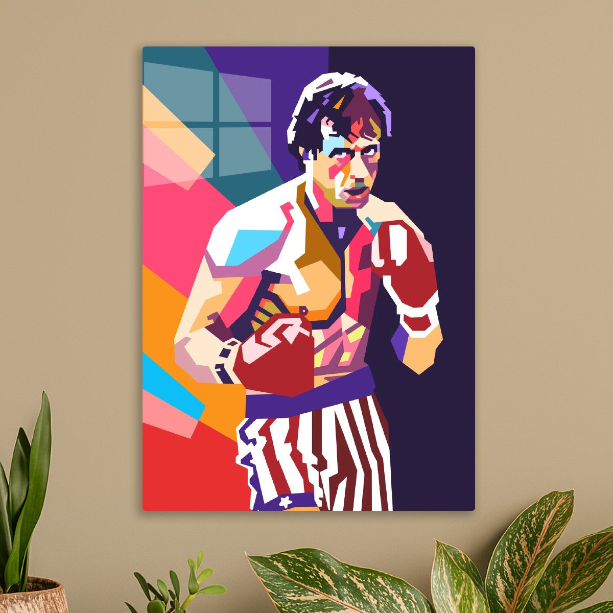 Sylvester Stallone pop art